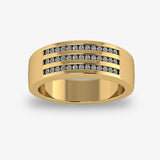 Men's Diamond Band 0.4ct Wedding Ring GR19883