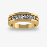 Men's Diamond Band 1.00ct Wedding Ring GR20309 HEERA DIAMONDS