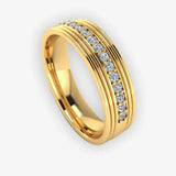 Men's Diamond Wedding Ring DW35 Heera Diamonds HEERA DIAMONDS