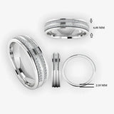 Men's Diamond Wedding Ring DW38 Heera Diamonds HEERA DIAMONDS