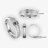 Men's Diamond Wedding Ring DW39 Heera Diamonds HEERA DIAMONDS