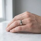 Men's Pattern Wedding Ring WP28