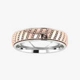 Men's Pattern Band Wedding Ring  WP44 HEERA DIAMONDS