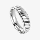 Men's Pattern Band Wedding Ring  WP44 HEERA DIAMONDS