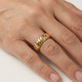 Men's Pattern Wedding Ring  WP44