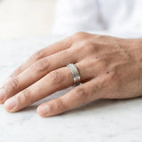 Men's Pattern Wedding Ring WP50