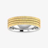Men's Pattern Band Wedding Ring  WP64 HEERA DIAMONDS