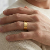 Men's Pattern Wedding Ring  WP64