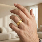 Men's Pattern Wedding Ring  WP64