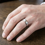 Men's Pattern Wedding Ring  WP65