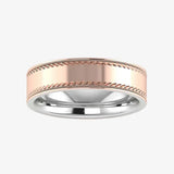 Men's Pattern Band Wedding Ring WP68 HEERA DIAMONDS