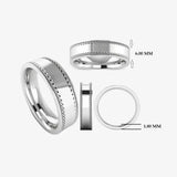 Men's Pattern Band Wedding Ring WP68 HEERA DIAMONDS