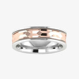 Men's Pattern Band Wedding Ring WP70 HEERA DIAMONDS