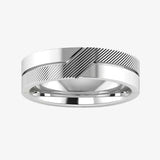 Men's Pattern Band Wedding Ring WP73 HEERA DIAMONDS