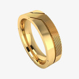 Men's Pattern Band Wedding Ring WP73 HEERA DIAMONDS