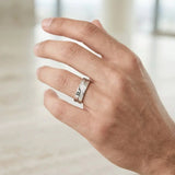 Men's Pattern Band Wedding Ring WP73 HEERA DIAMONDS
