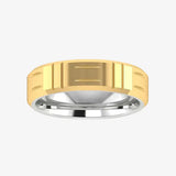Men's Pattern Band Wedding Ring WP74 HEERA DIAMONDS