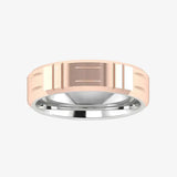 Men's Pattern Band Wedding Ring WP74 HEERA DIAMONDS