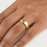 Men's Pattern Wedding Ring WP74