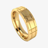 Men's Pattern Band Wedding Ring  WP75 HEERA DIAMONDS