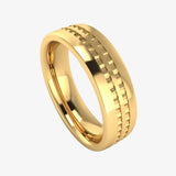 Men's Pattern Band Wedding Ring WP76 HEERA DIAMONDS