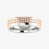 Men's Pattern Band Wedding Ring WP76 HEERA DIAMONDS