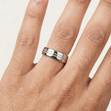 Men's Pattern Wedding Ring WP76