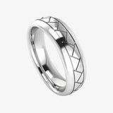 Men's Pattern Band Wedding Ring WP77 HEERA DIAMONDS