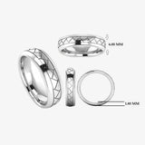 Men's Pattern Band Wedding Ring WP77 HEERA DIAMONDS