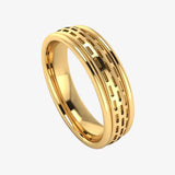 Men's Pattern Wedding Ring  WP39 HEERA DIAMONDS
