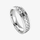 Men's Pattern Wedding Ring  WP39 HEERA DIAMONDS