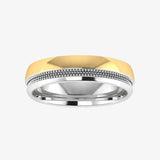 Men's Pattern Wedding Ring  WP42 HEERA DIAMONDS