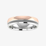 Men's Pattern Wedding Ring  WP42 HEERA DIAMONDS