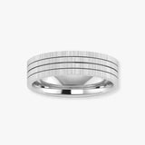 Men's Pattern Wedding Ring  WP64