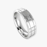 Men's Pattern Wedding Ring  WP75