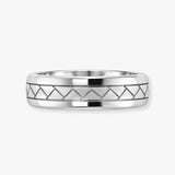Men's Pattern Wedding Ring WP77