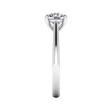 "Mirabel" Round Brilliant Solitaire Diamond Engagement Ring SSRB42 - HEERA DIAMONDS