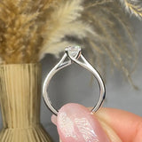 "Morielle" 0.55 Carat Round Cut Natural Diamond Solitaire Engagement Ring MDC955