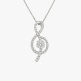 Musical Note Cluster Pendant