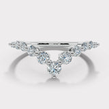 "Nile" 0.70ct Round Brilliant Cut Diamonds Shaped Eternity Ring ET23