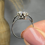 "Norielle" 1.7 Carat Round Cut Trilogy Lab Grown Diamond Engagement Ring RAM1257R HEERA DIAMONDS