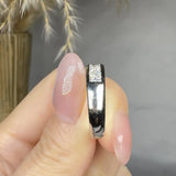 "Norique" 1.02 Carat Princess Cut Natural Diamond Half Eternity Ring MDR2684