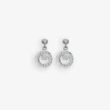 Orbit Drop Earrings Hot Diamonds