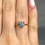 "Orlissea" 1.3 Carat Round Cut Solitaire Lab Grown Diamond Engagement Ring RAM1181M HEERA DIAMONDS