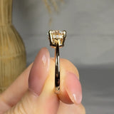 "Orlissea" 1.3 Carat Round Cut Solitaire Lab Grown Diamond Engagement Ring RAM1181M HEERA DIAMONDS
