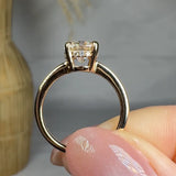 "Orlissea" 1.3 Carat Round Cut Solitaire Lab Grown Diamond Engagement Ring RAM1181M HEERA DIAMONDS
