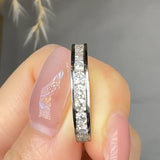 "Orvelle" 1.54 Carat Round Cut Natural Diamond Half Eternity Rings MDR2925 HEERA DIAMONDS