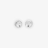 Quest Circle Stud Earrings Hot Diamonds