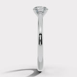 "Quinn" 1 Carat Solitaire Round Brilliant Cut Diamond Engagement Ring SSRB29