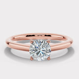 "Quinn" 1 Carat Solitaire Round Brilliant Cut Diamond Engagement Ring SSRB29